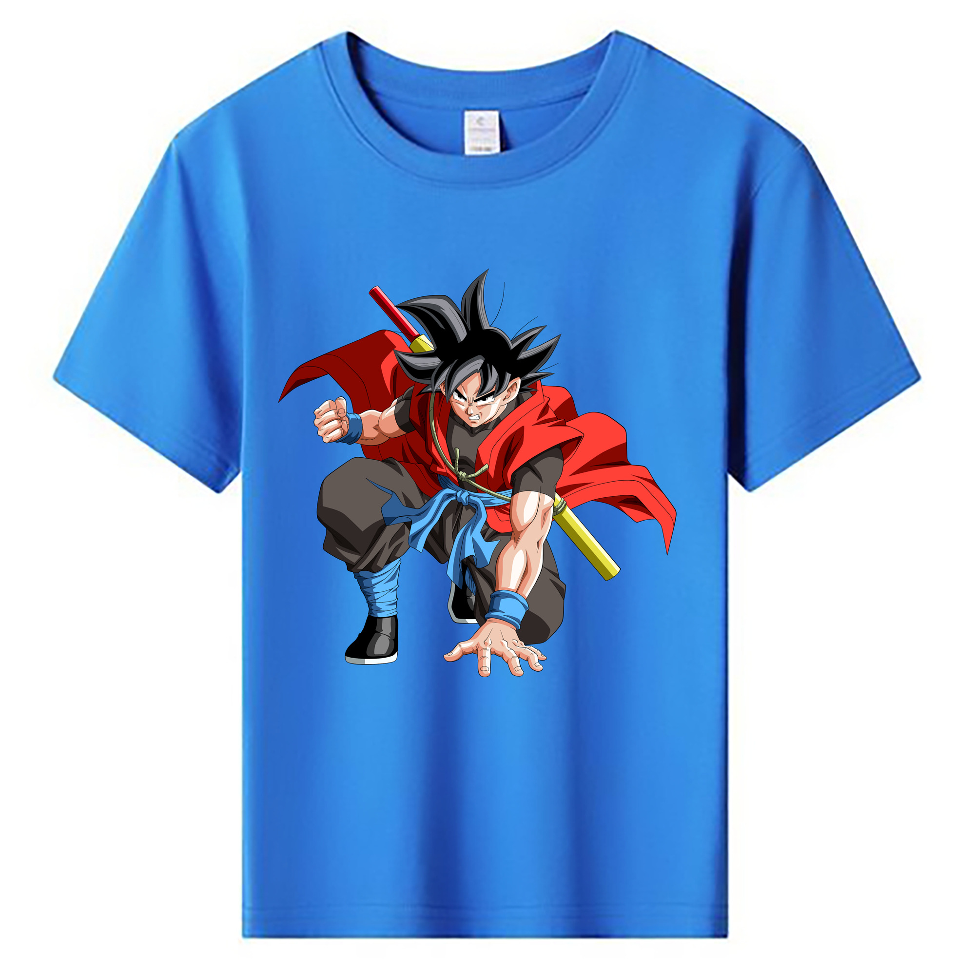 （画像用） ドラゴンボール 孫悟空（そん ごくう）Son Goku カカロット DRAGON BALL Kakarotto 綿100％キッズTシャツ（フロントプリント）